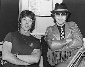 Roger Scott and Elton John