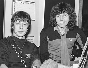 Roger Scott with Bev Bevan